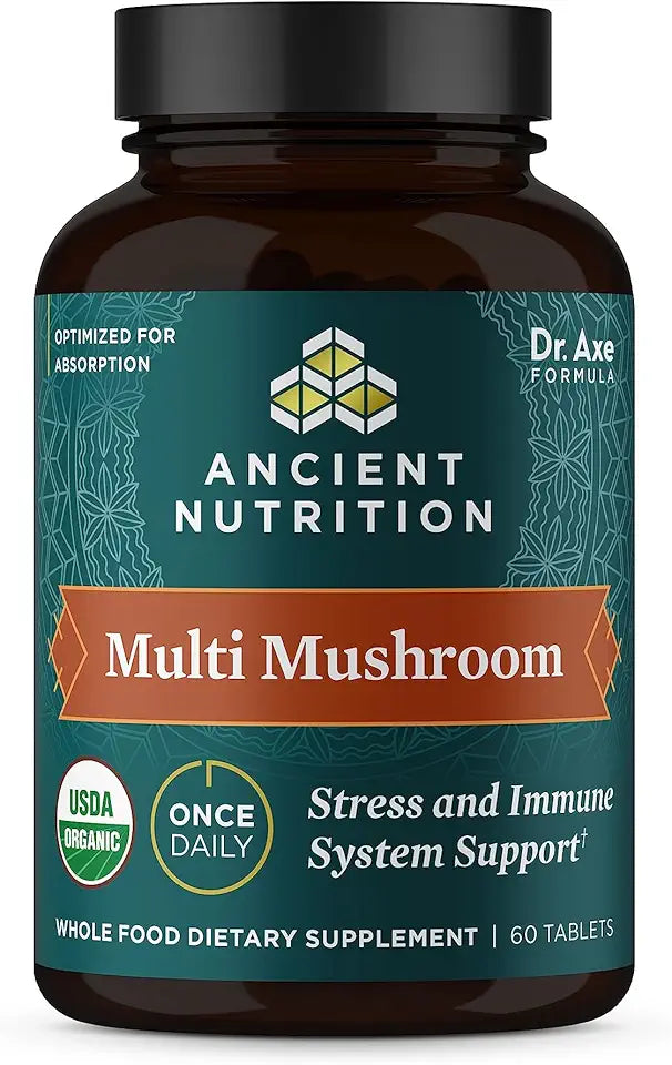 Organic Multi Mushroom Immune Support Tablet 60 Count Q9940