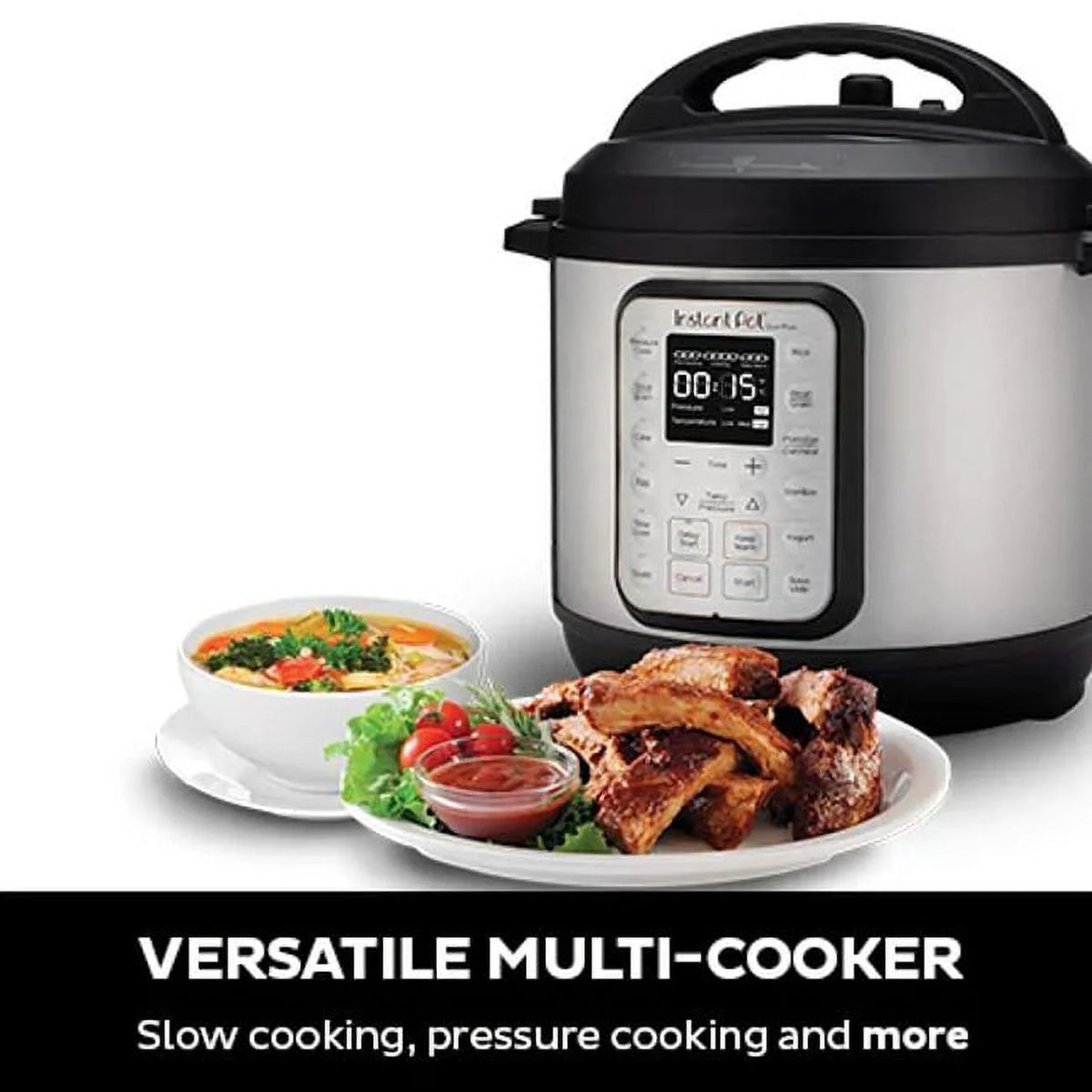 3-Quart 9-in-1 Multi-Use Pressure Cooker D402