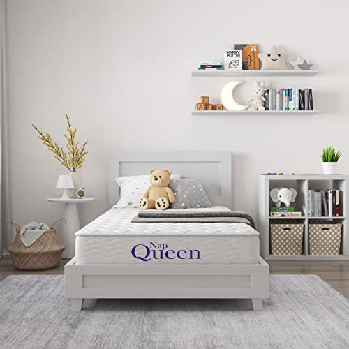 6 Inch Innerspring Twin Size Medium Firm White Mattress I30382