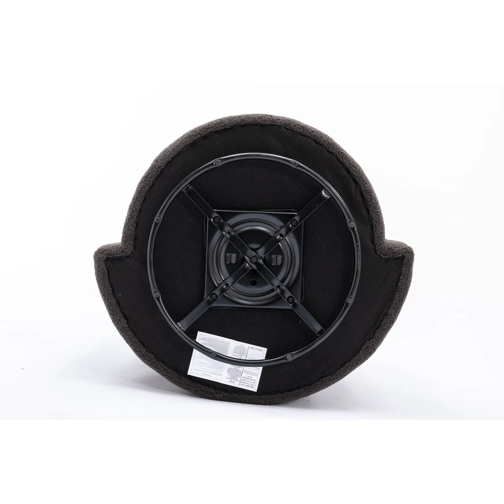 Dark Gray Swivel Storage Chair U799374