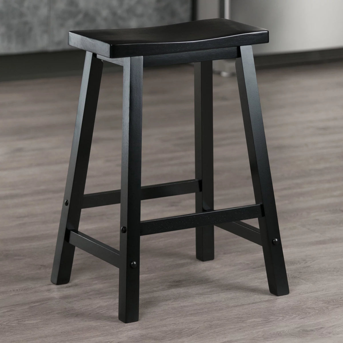 Black 24" Counter Stool N140