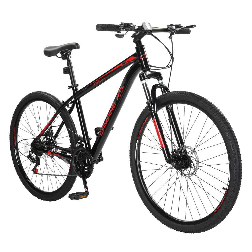 27.5in 21 Speed Mountain Bike with Disc Brakes & Suspension, Black X325156
