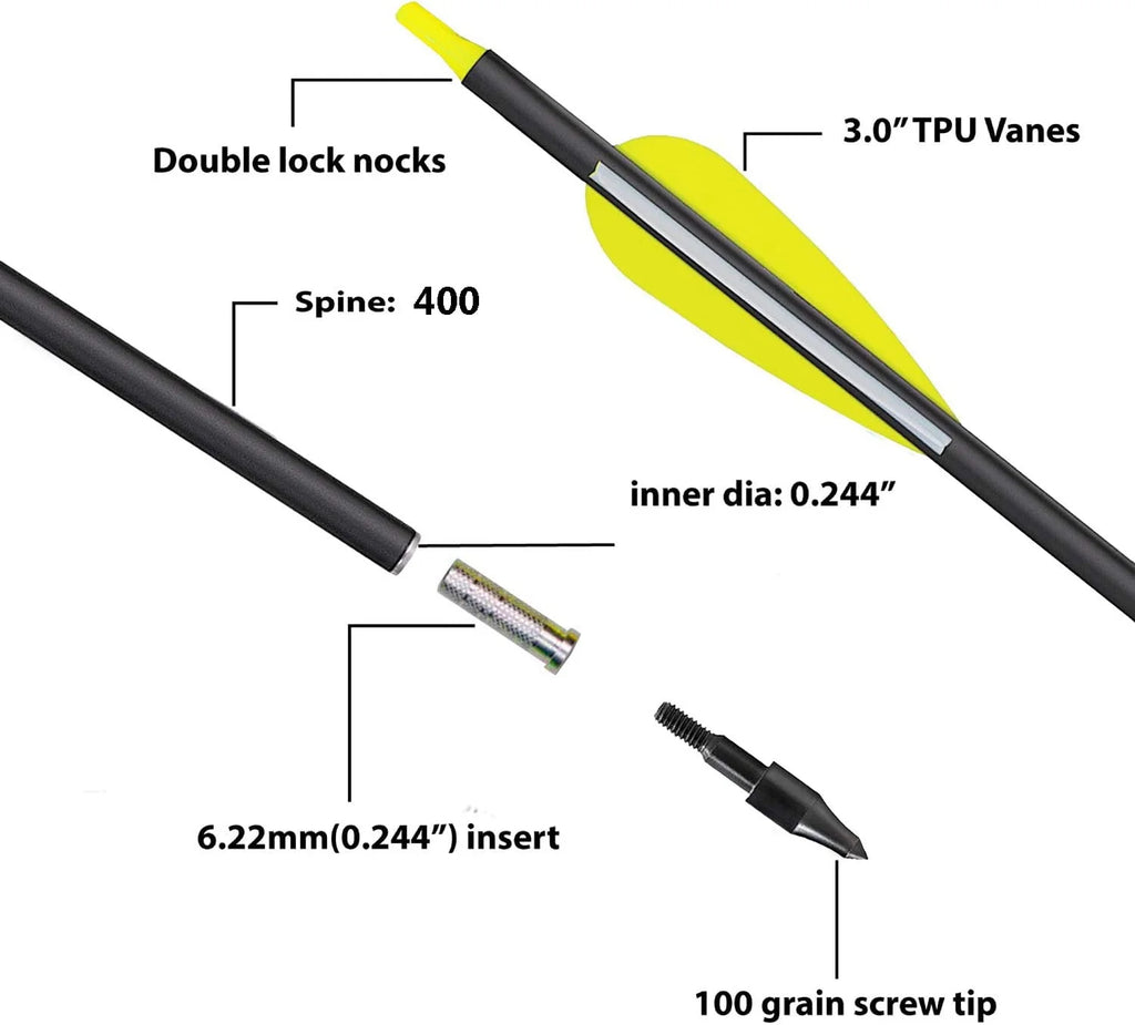 Carbon Arrow 29 inch 12-Pack Spine 400 S343465