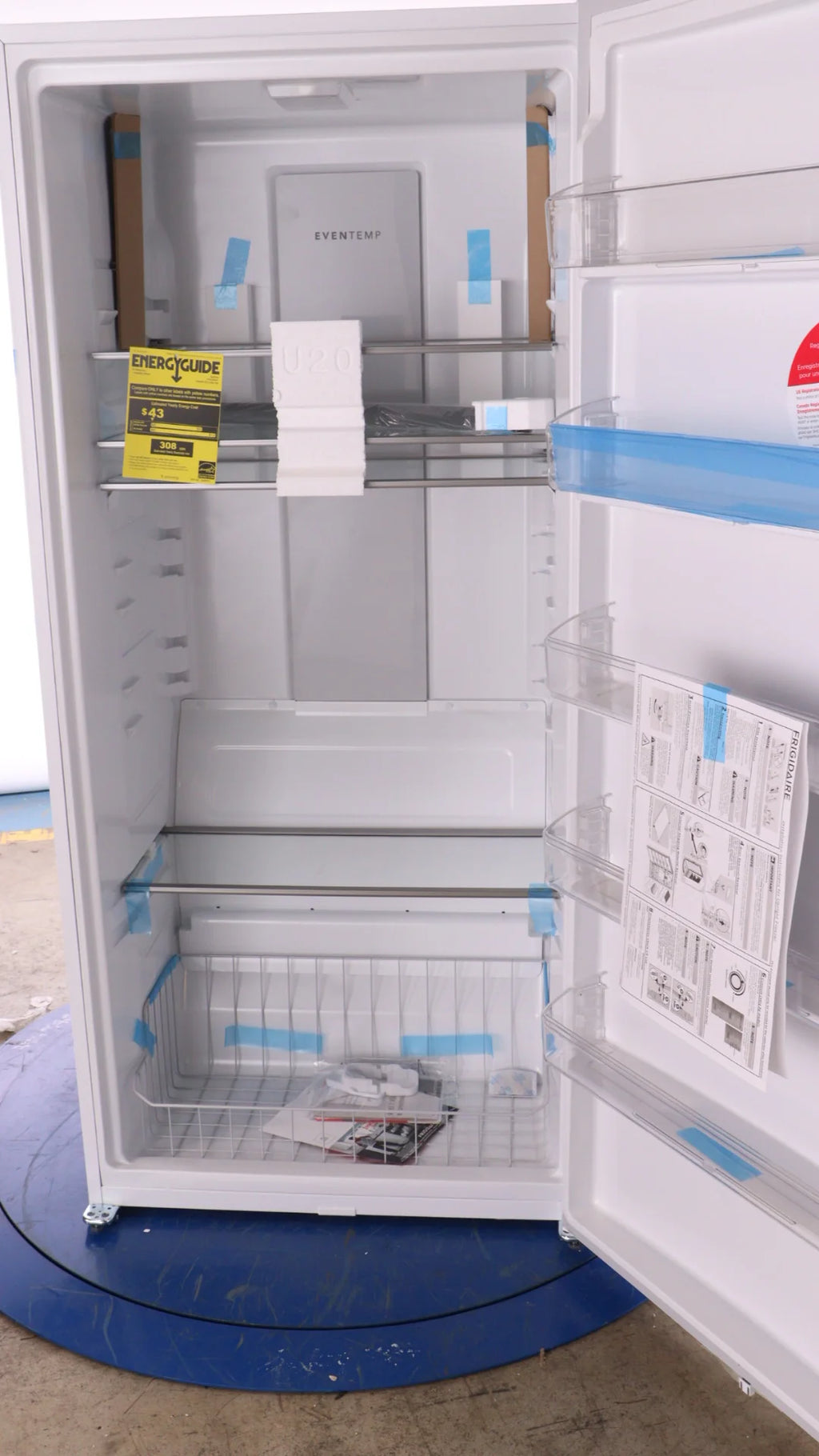 White 20 Cu Ft Single-Door Refrigerator Z917