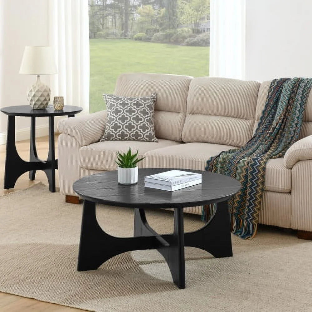 25" Round Wooden End Table X6620