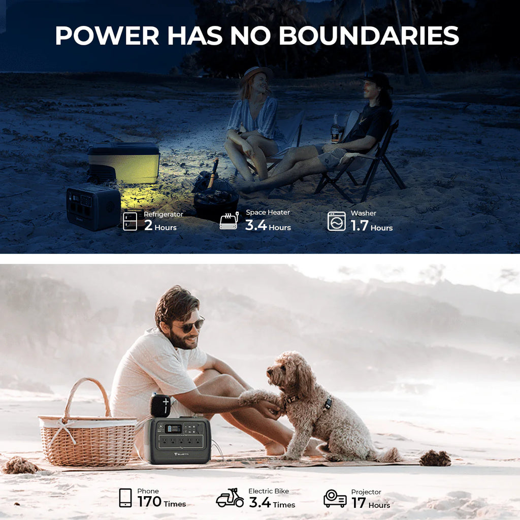 700W 716Wh LiFePO4 Portable Power Station Z2595