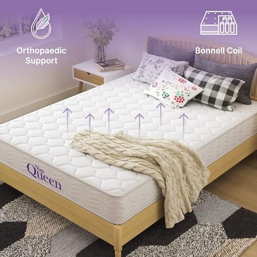6 Inch Innerspring Twin Size Medium Firm White Mattress I30382
