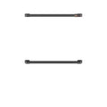 Double Wall Oven Handles in Brushed Black O7840
