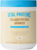 Collagen Peptides Powder with Hyaluronic Acid and Vitamin C Vanilla 21oz P828533