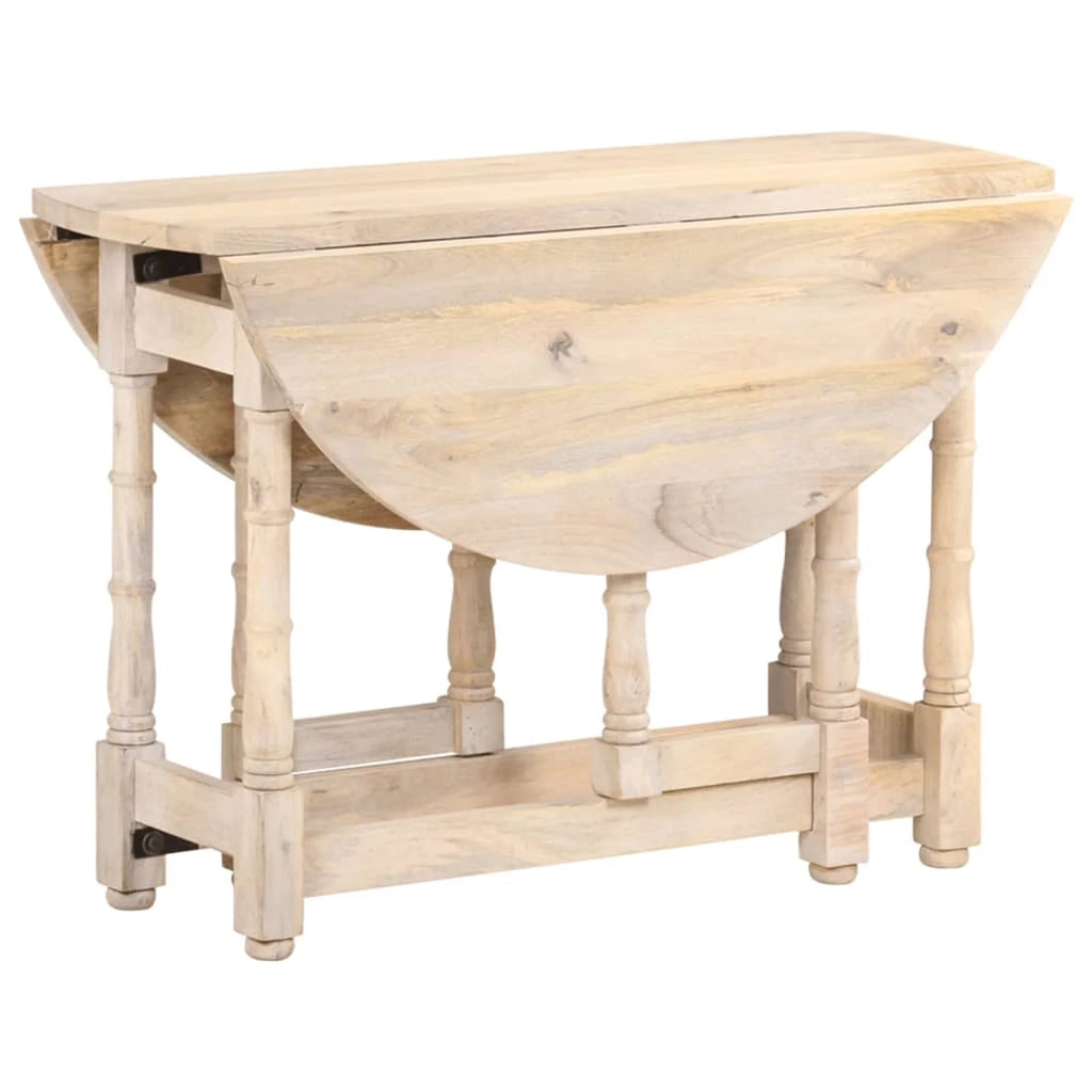 Round Solid Mango Wood Dining Table C129724