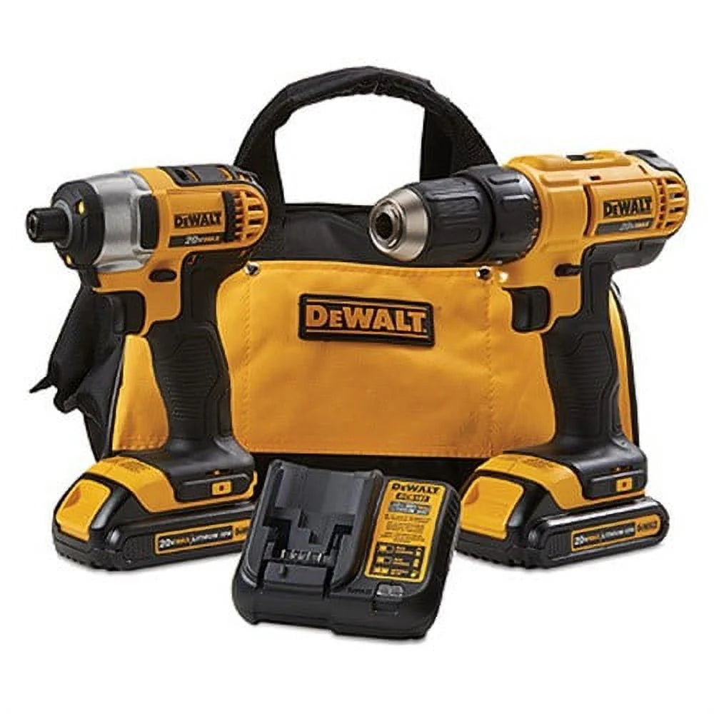 20V MAX Cordless Drill Driver/Impact Driver Combo Kit 1.3 Ah Lithium Ion E241