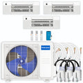 33,000 BTU 3 Zone Ceiling Cassette Ductless Air Conditioner and Heat Pump P63779