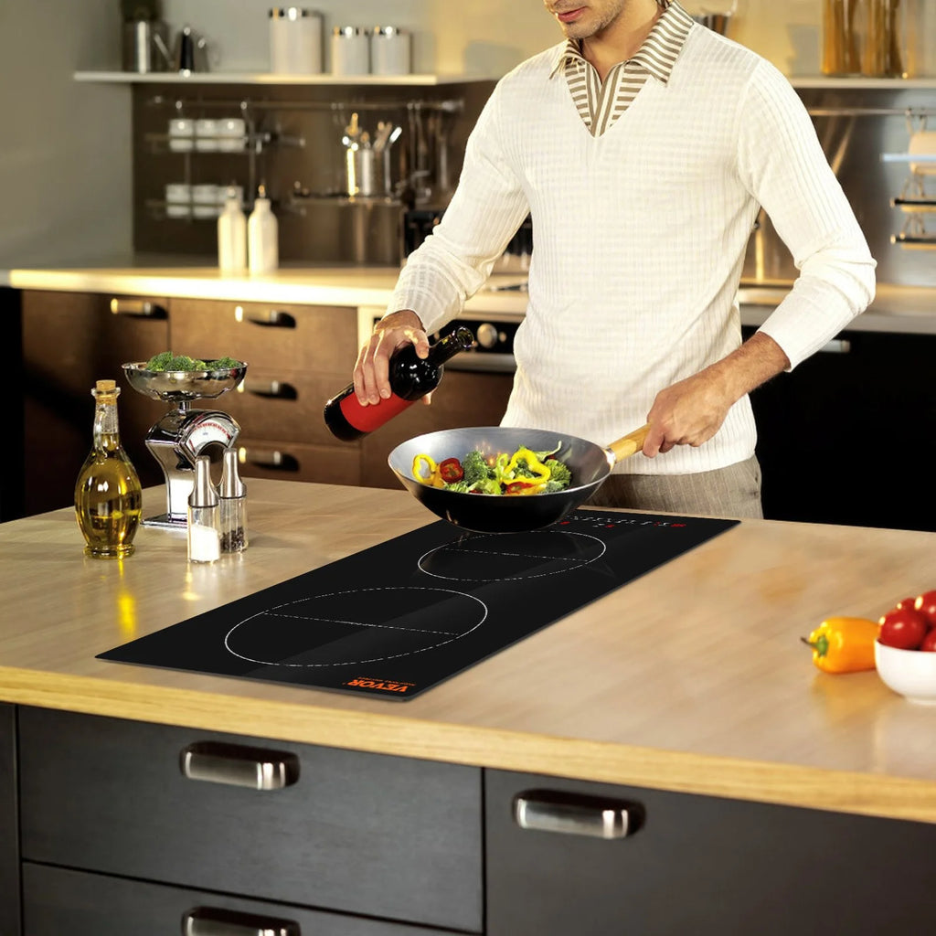 12'' 2 Burner Electric Induction Cooktop D265474