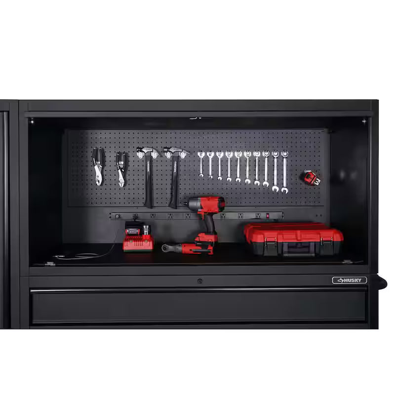 10 Drawer Matte Black Garage Workcenter U236561