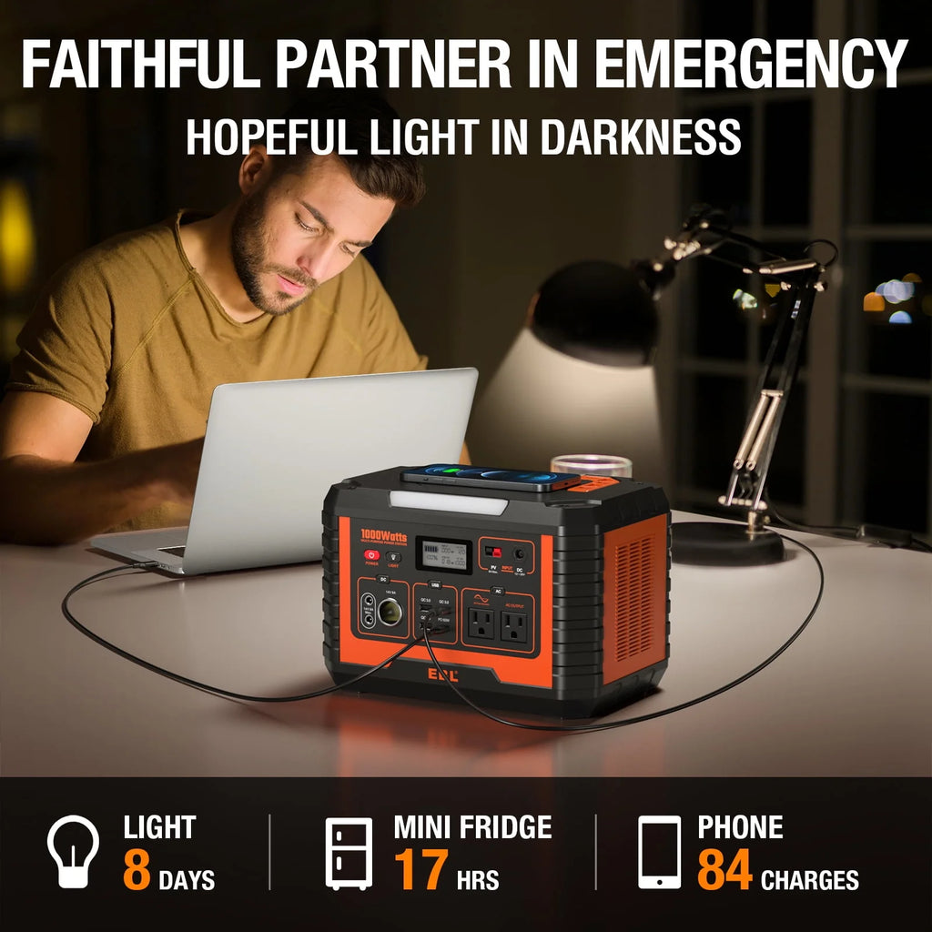 1000W Portable Solar Power Station Z126