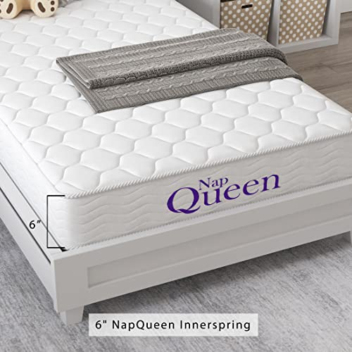 6 Inch Innerspring Twin Size Medium Firm White Mattress I30382