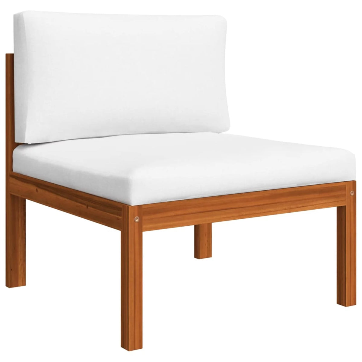 Acacia Wood Patio Sofa with Cushions H474