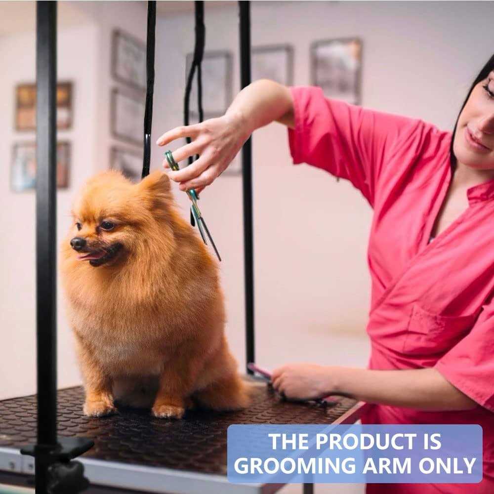 Dog Grooming Table Arm with 3 Noose and Clamp C6388