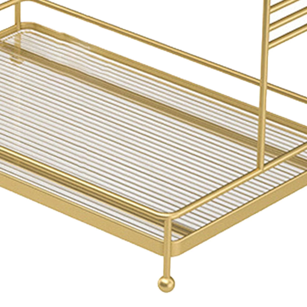 3-Tier Bathroom Ladder Shelf with Drawer L462690