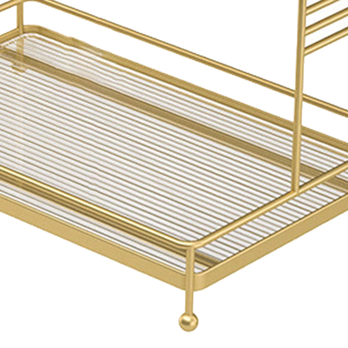 3-Tier Bathroom Ladder Shelf with Drawer L462690