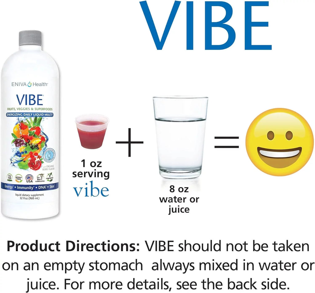 Liquid Daily Multivitamin with Vitamin A, B3, C, D, E & Amino Acids 32 oz F9810