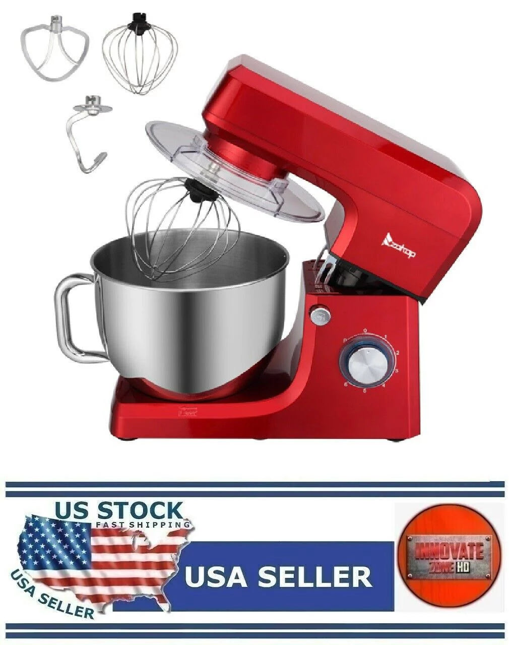 660W Tilt-Head Electric Mixer with 7.5 Quart Stainless Steel Bowl N8851