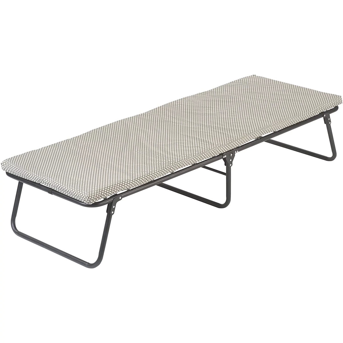 Camping Cot with Foam Sleeping Pad, 26 x 13 x 75 in, Green V1488