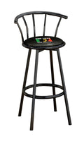 Black Metal Bar Stool P357