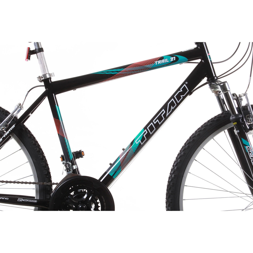 Black 21-Speed Suspension Mountain Bike K74971