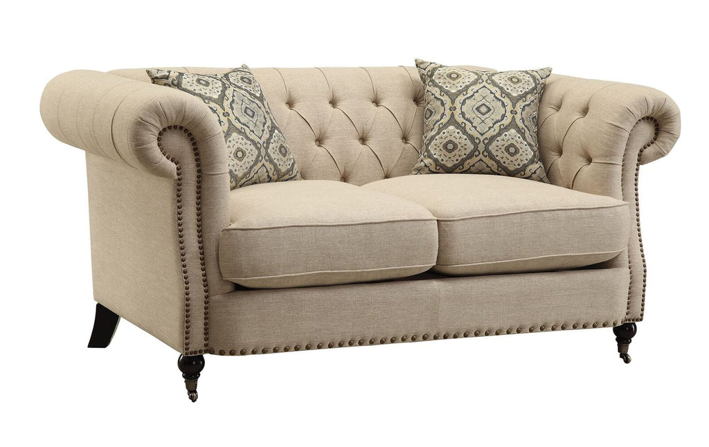 69" Oatmeal Loveseat D71774