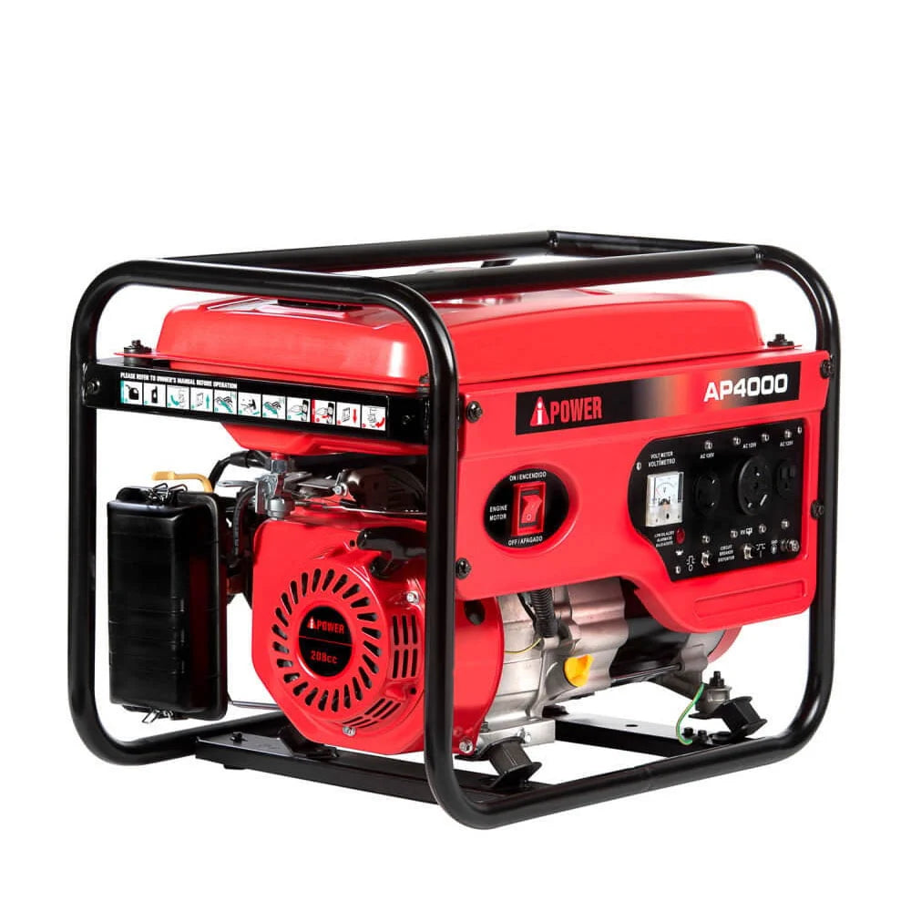 4000W Gasoline Generator With Wheel Kit D14965