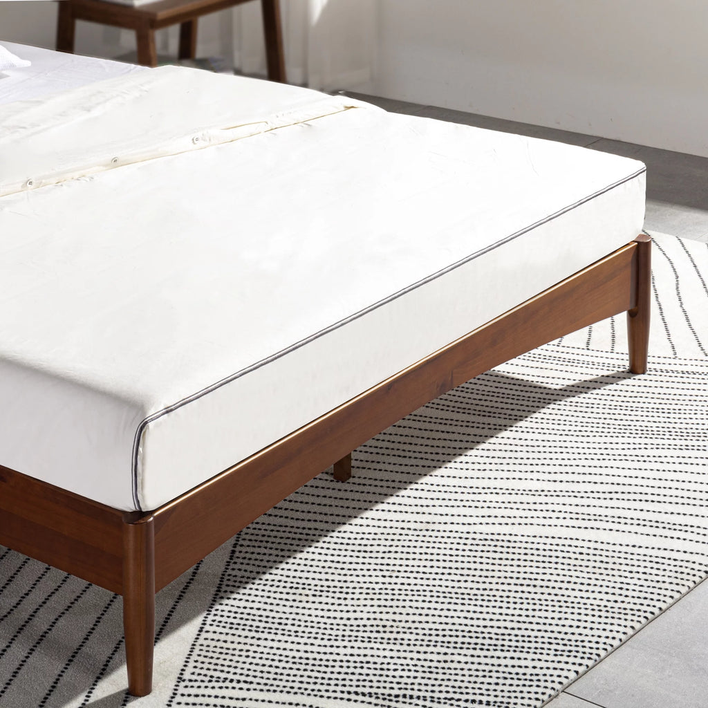 Queen Wood Platform Bed Frame D3682