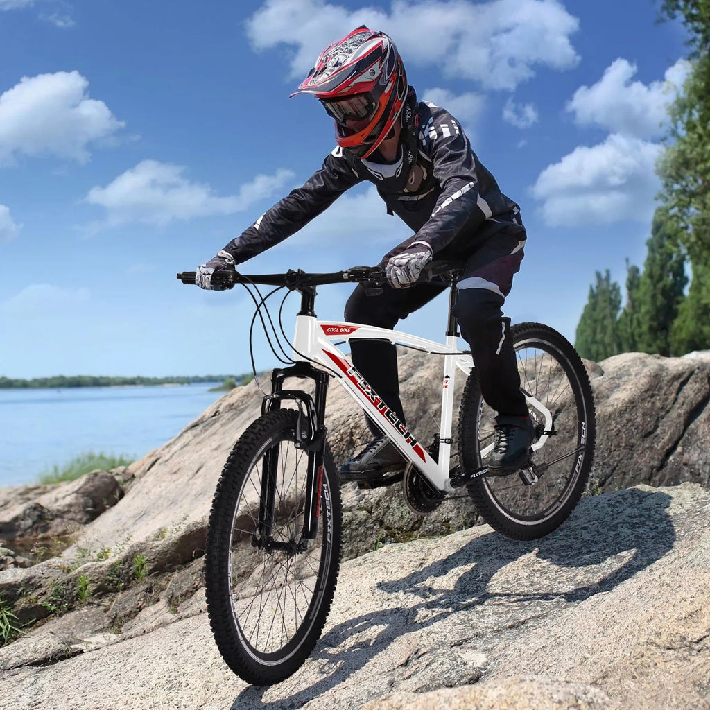 White 21 Speed Mountain Bike V291520