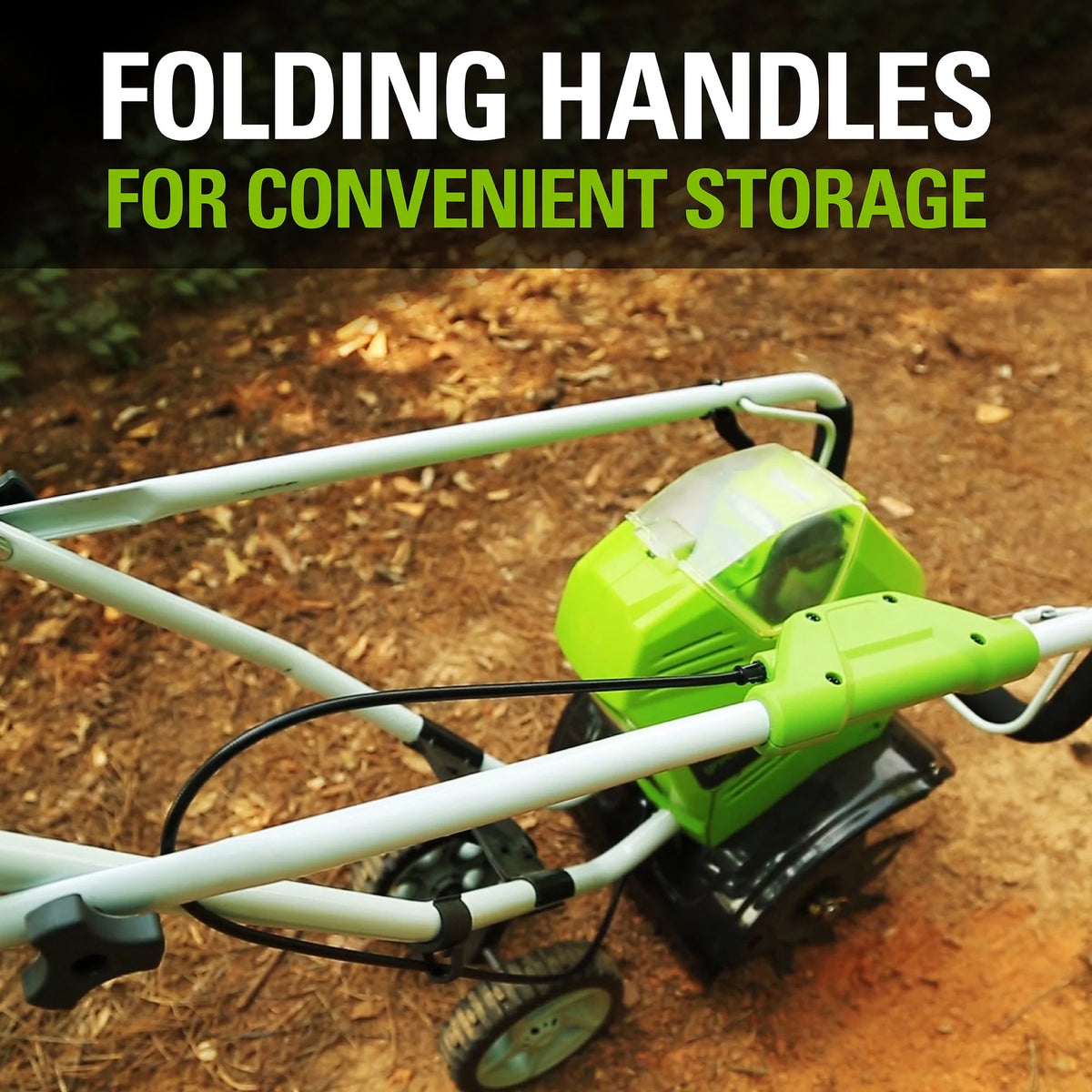 40V 10-inch Cordless Cultivator/Tiller with Battery and Charger B1661