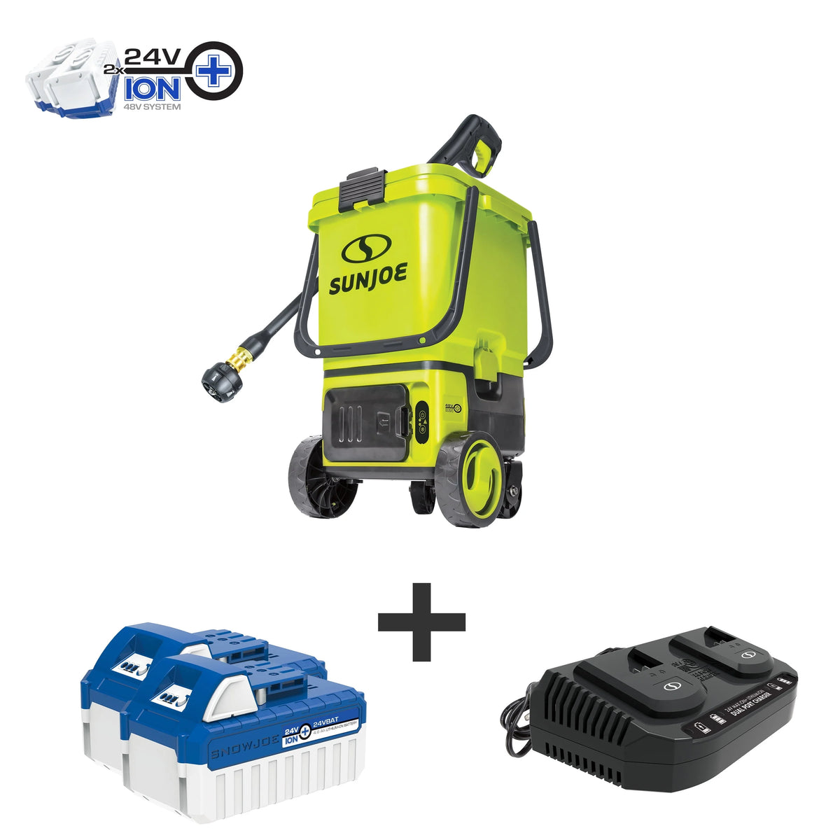 48-Volt Cordless Portable Pressure Washer Kit Z254648