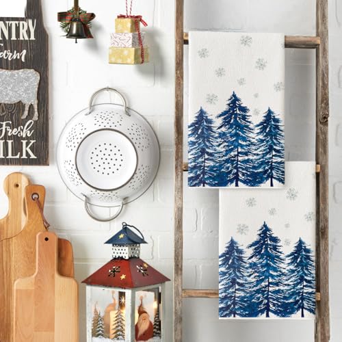 Green Christmas Kitchen Towels 18x26 Inch Set of 2 U570387