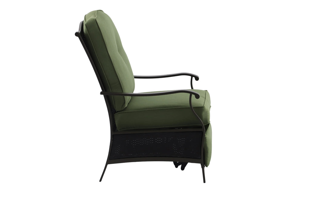 Steel Outdoor Recliner with Cushions V772207