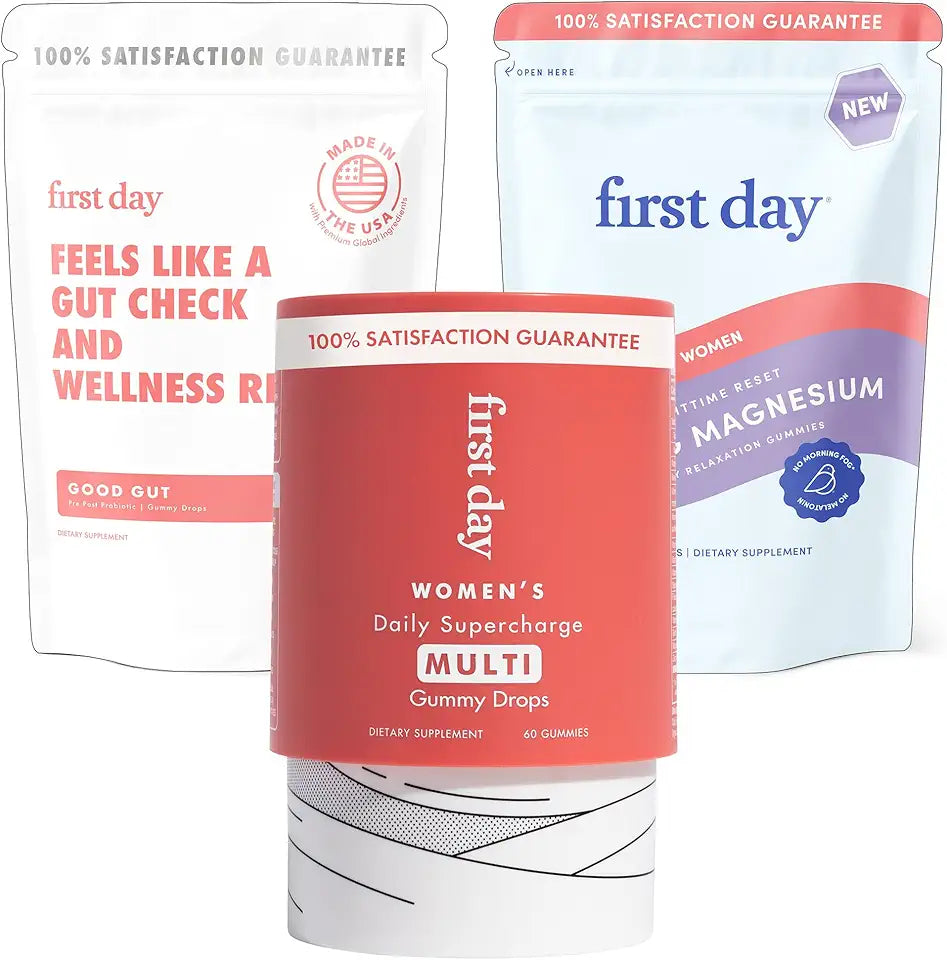 Women’s Wellness Bundle with Multivitamins, Tribiotics & Magnesium Gummies X155312