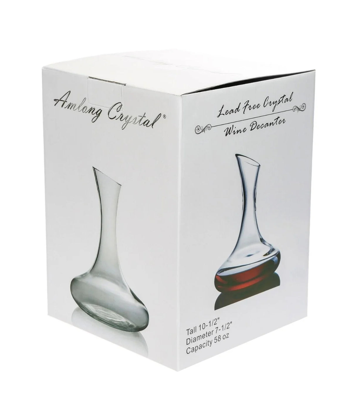 Lead Free Crystal Wine Decanter 58 oz J613