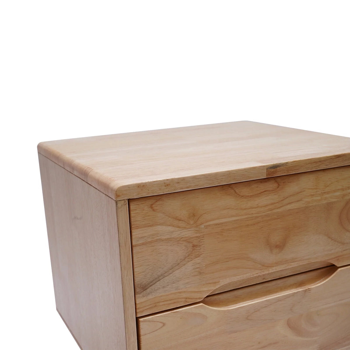 Solid Wood Nightstands with 2 Drawers O4881