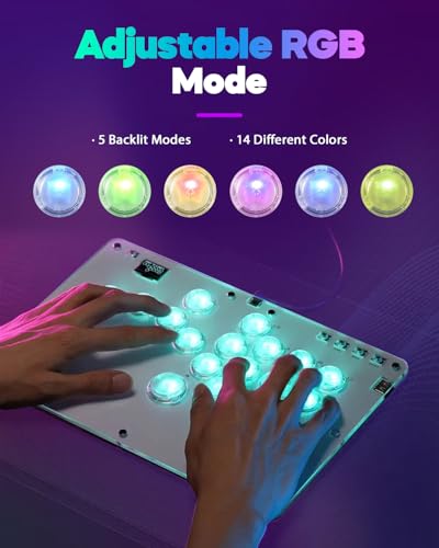 All-Button Arcade Controller 16Keys Black U284