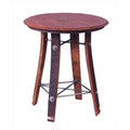 Wine Barrel Side Table 28 in. A82964