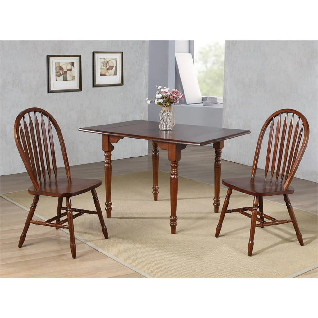 Rectangle Drop Leaf Wood Dining Table J993006
