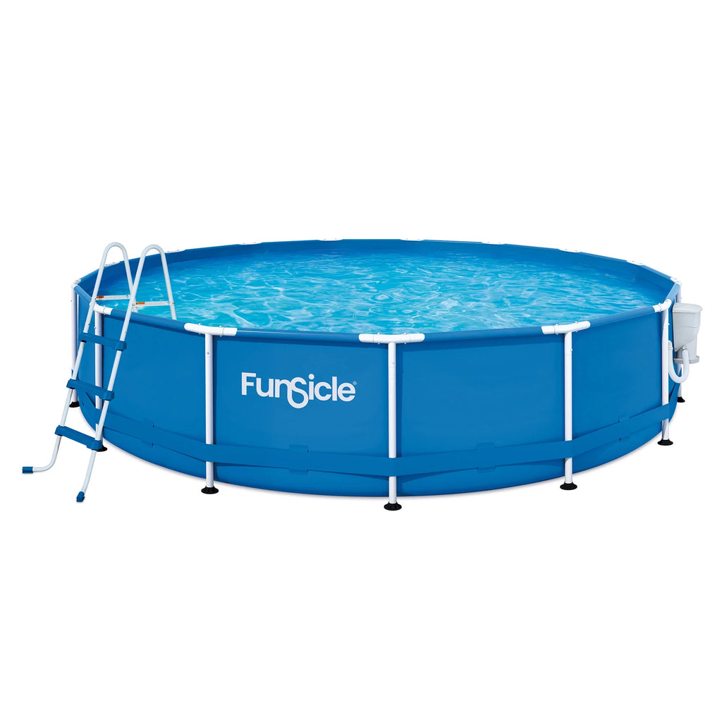 8'x30 Round Frame Above Ground Swimming Pool Set S189