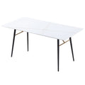 White Porcelain Top Dining Table U6923