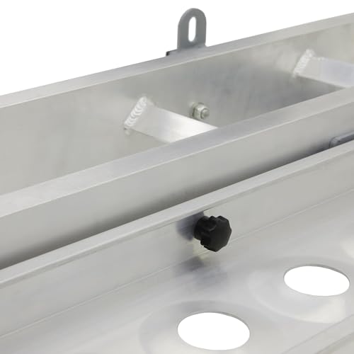 Lightweight Aluminum Motorcycle Hitch Carrier with Loading Ramp L884849