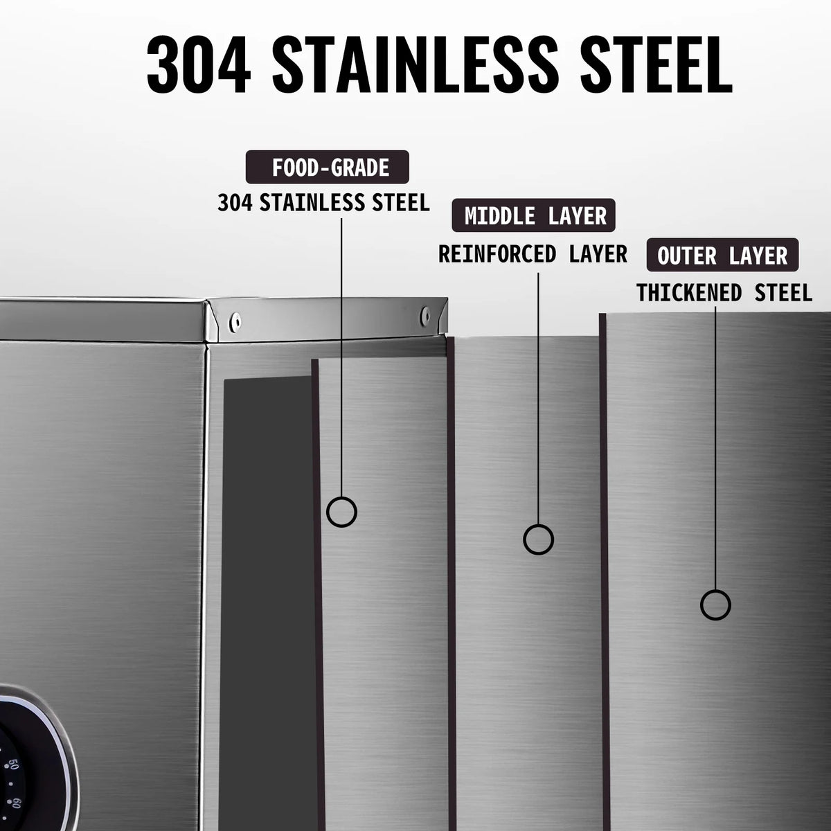110V 6-Pan Stainless Steel Commercial Food Warmer B13519