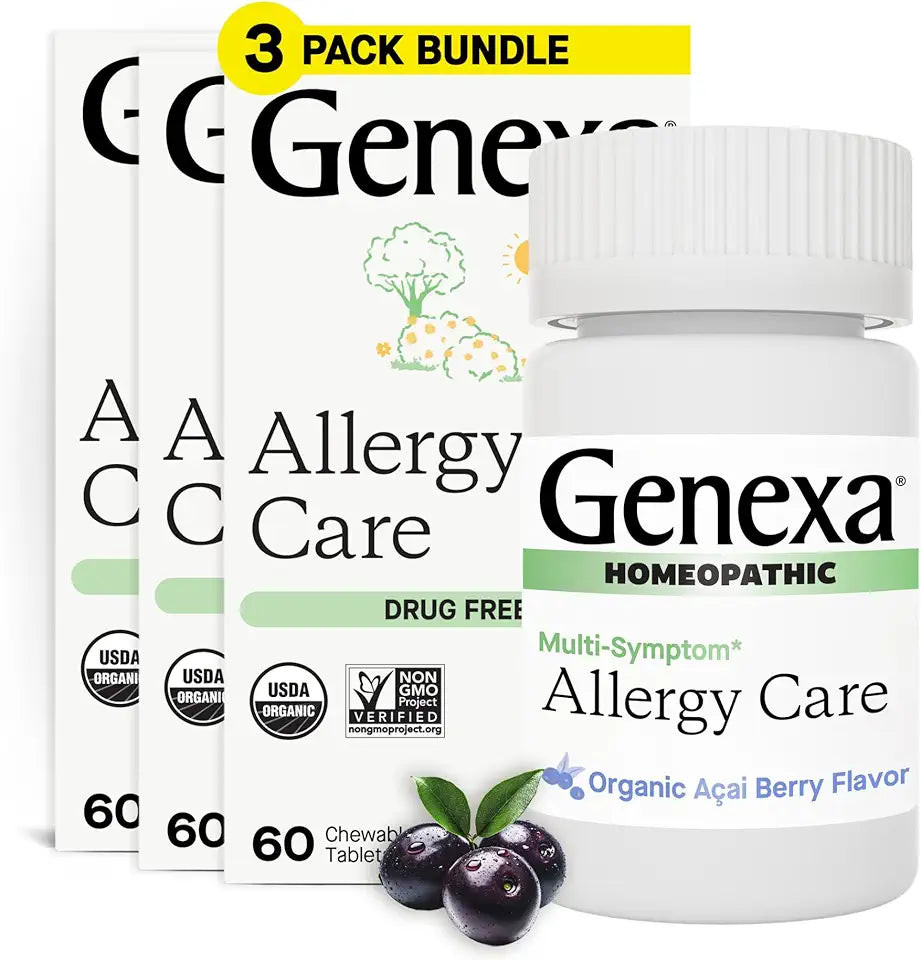 Drug Free Non-Drowsy Allergy & Congestion Relief Chewable Tablets H9176