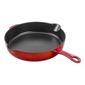 Cherry Red Cast Iron Deep Skillet K6456