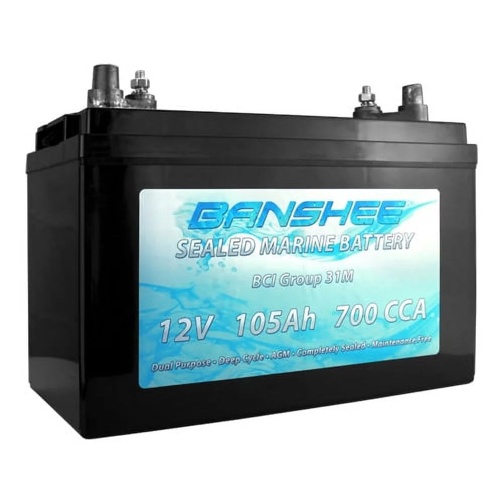 Group 31 Deep Cycle Sealed AGM Marine Battery B880